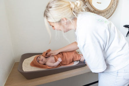 Timboo Bathcape Bamboo 74x74cm | Sunrise Orange