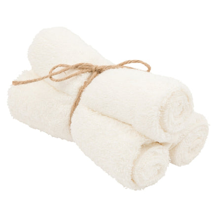 Timboo Guest Towels 3 Pieces 29.5x50cm | Daisy White