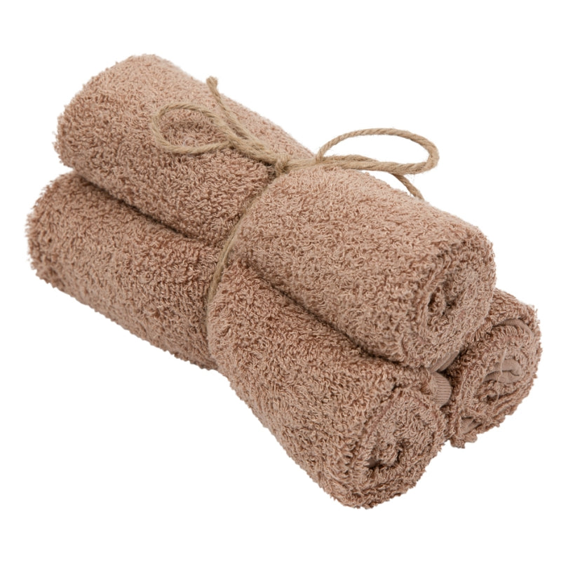 Timboo Guest Towels 3 Pieces 29.5x50cm | Savannah Sand