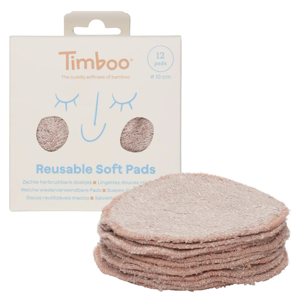 Timboo Reusable Cotton Pads Set 12 | Savannah Sand