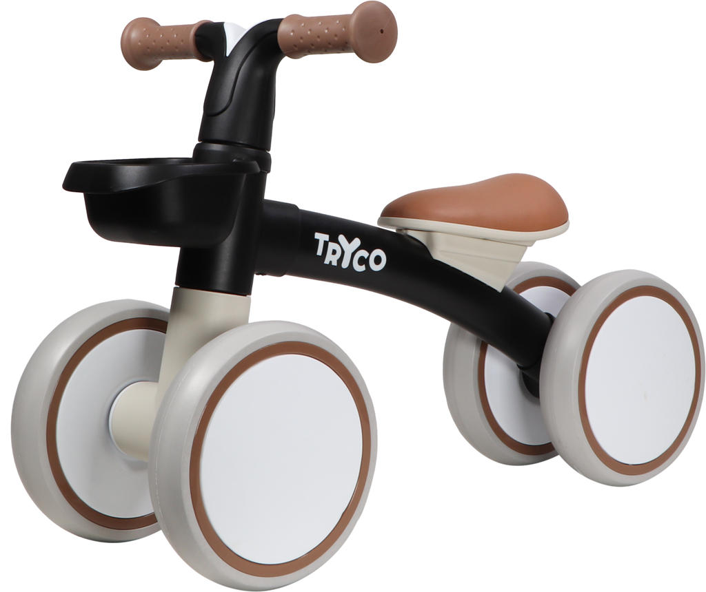 Tryco balance bike tricycle first bike luna | Black