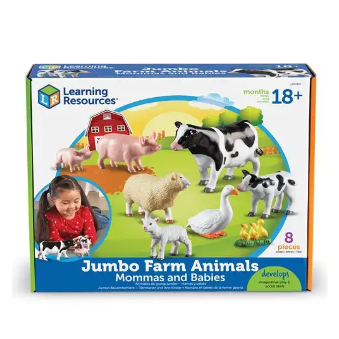 Learning Resources | Jumbo Farm Animals - Mommas And Babies