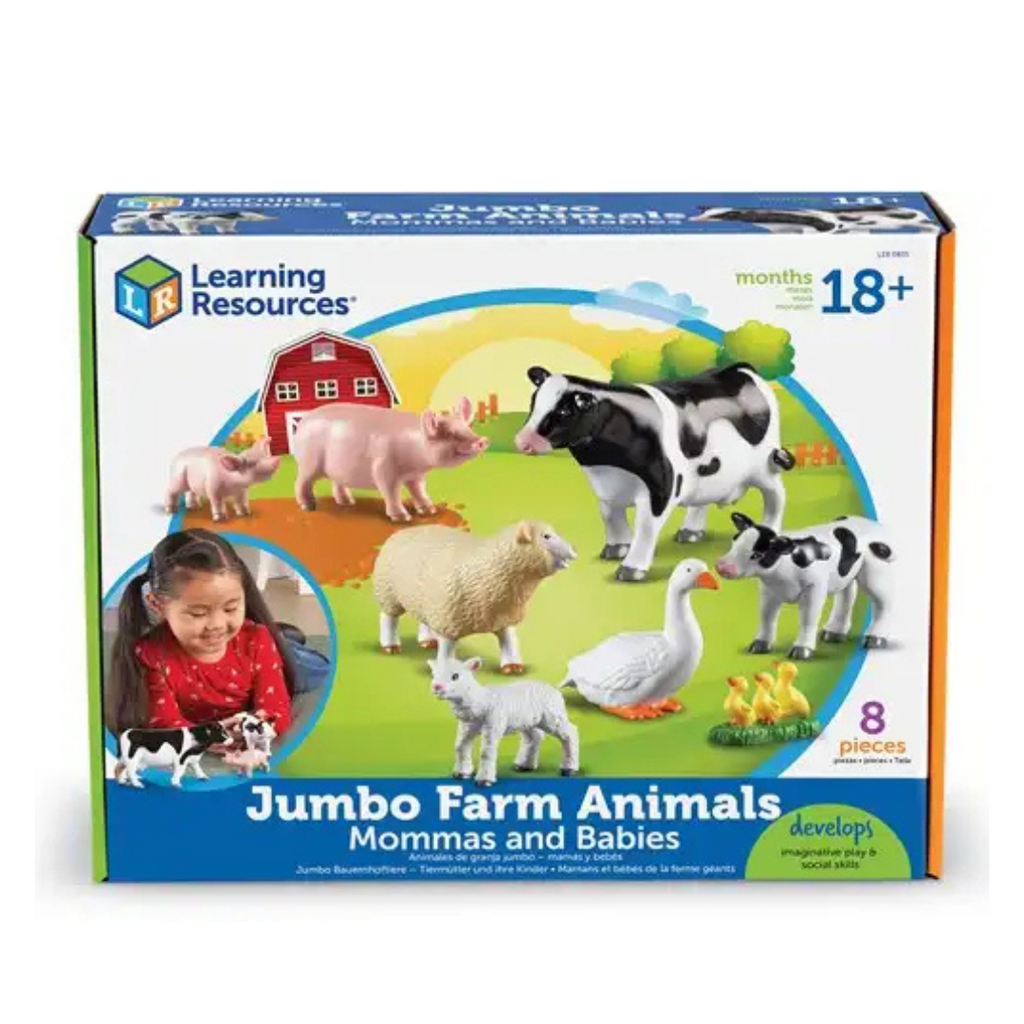 Learning Resources | Jumbo Farm Animals - Mommas And Babies