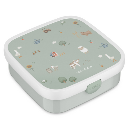 Mepal Bento Lunch Box with Compartments and Fork | Little Farm