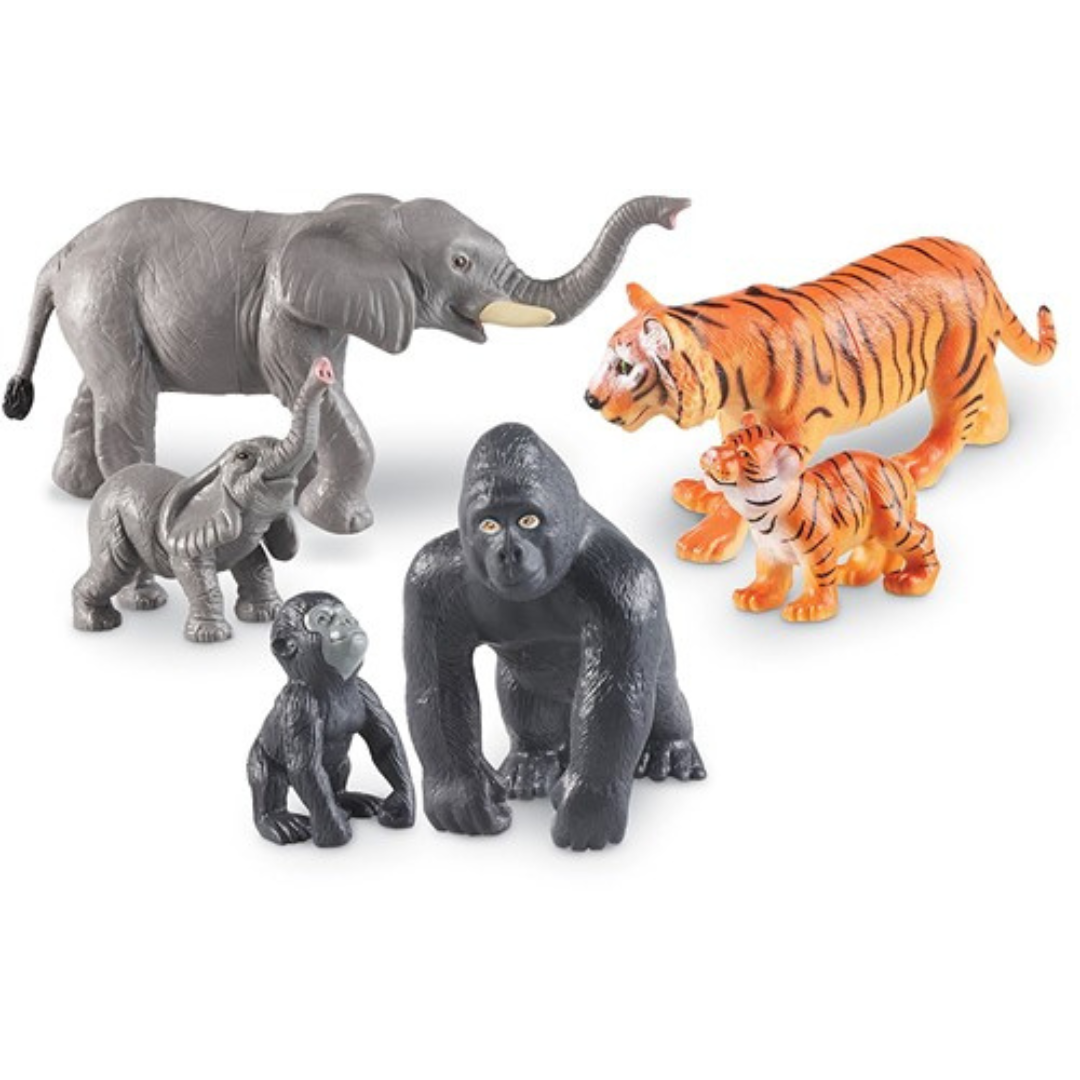 Learning Resources | Jumbo Jungle Animals - Mommas And Babies