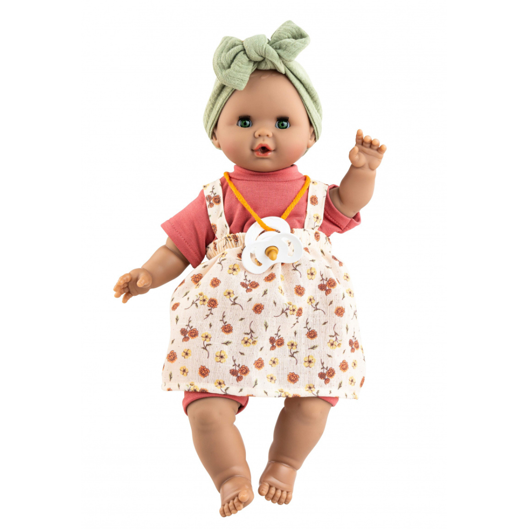 Paola Reina Doll with mechanism | Sonia flower print 36cm