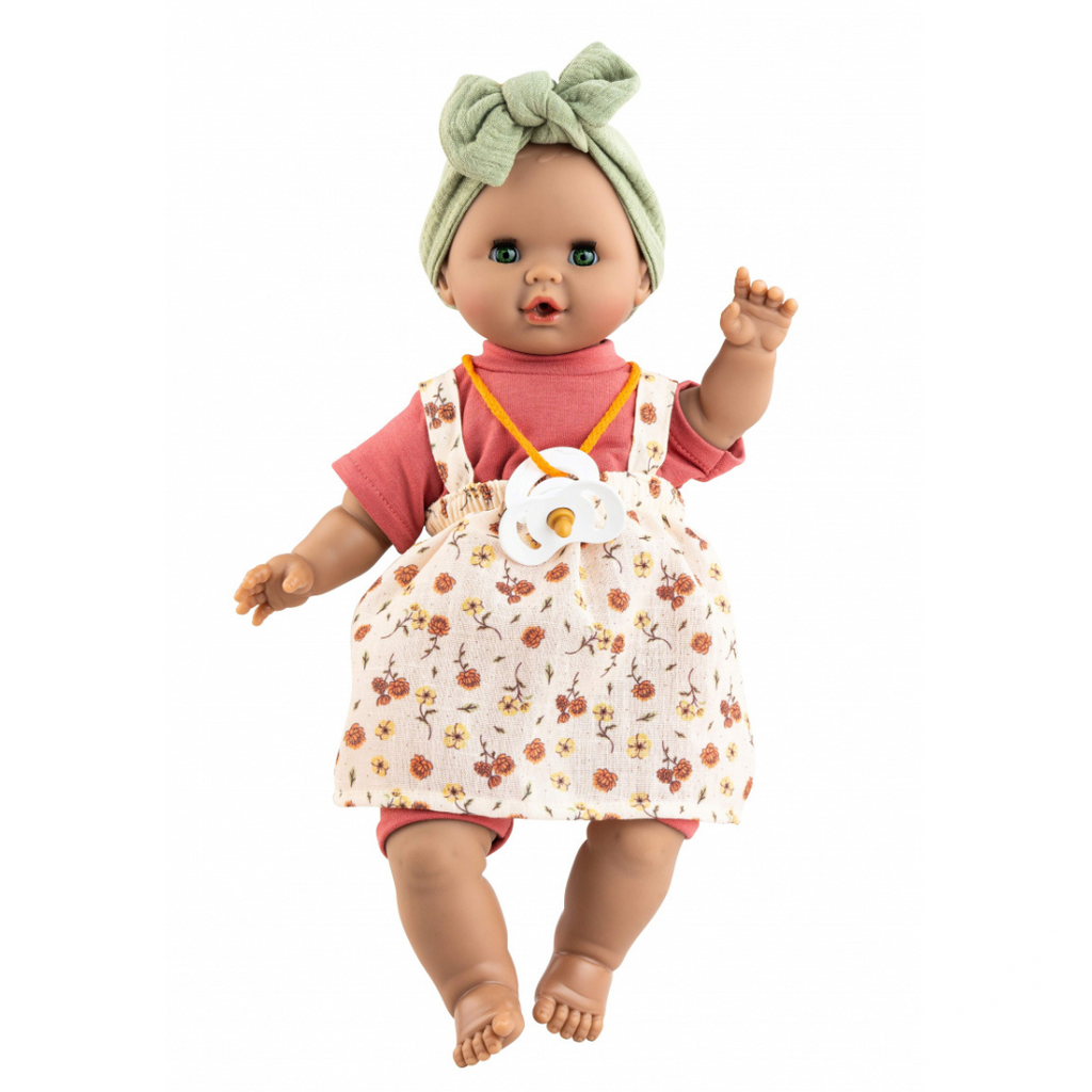 Paola Reina Doll with mechanism | Sonia flower print 36cm