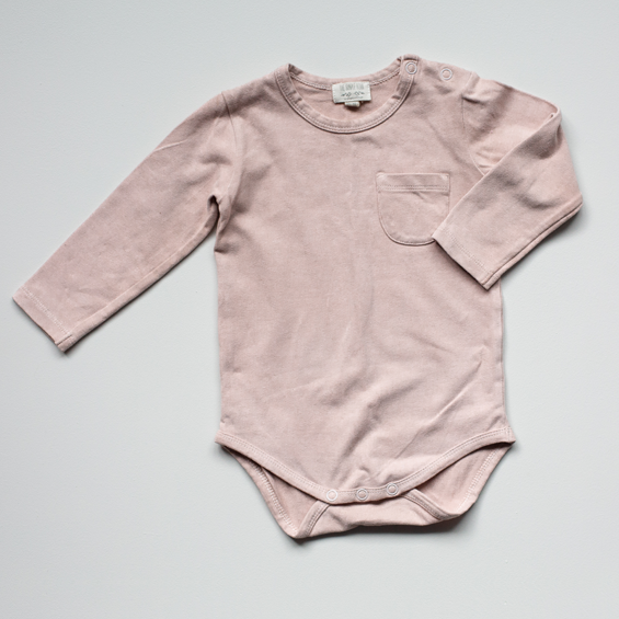 * The Simple Folk The Long Sleeve Onesie | Antique Rose