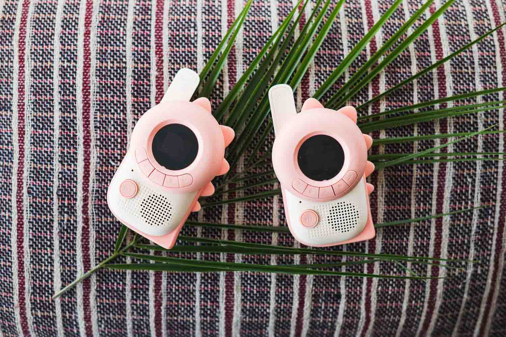 The Zoofamily Zoo walkie talkie | Dino Pink