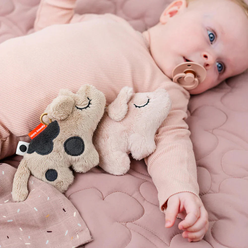 Done By Deer Tiny Sensory Rattle Pigee Powder