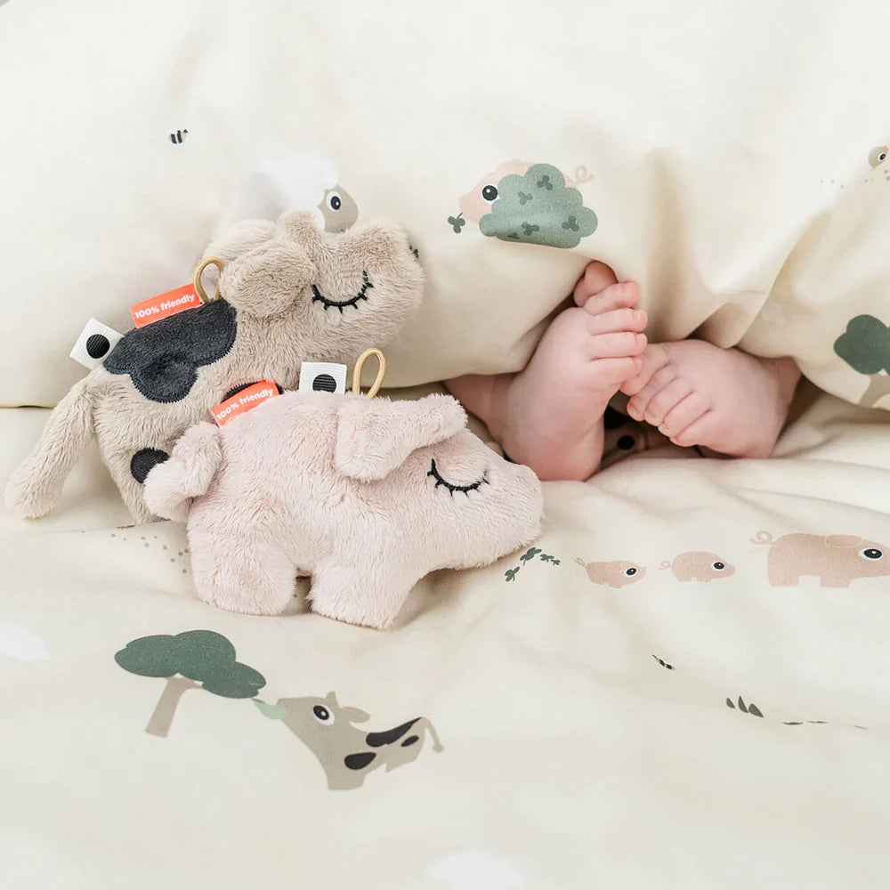 Done By Deer Tiny Sensory Rattle Pigee Powder