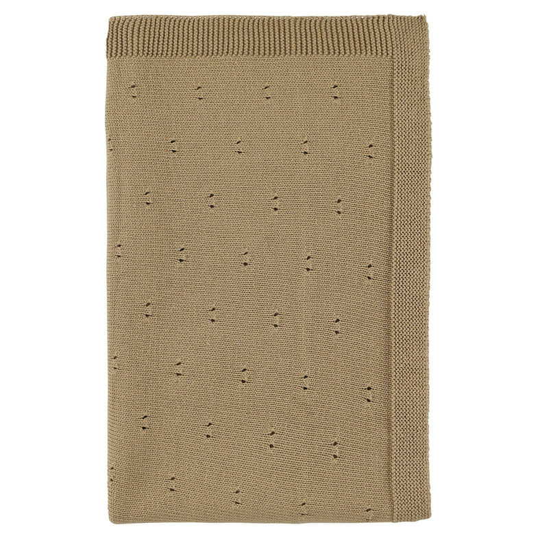 Trixie Blanket knitted blanket 75x100cm | Sand