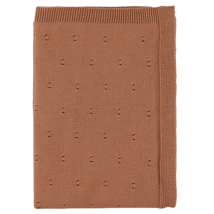 Trixie Blanket knitted blanket 75x100cm | Canyon