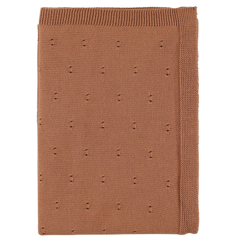 Trixie Blanket knitted blanket 75x100cm | Canyon