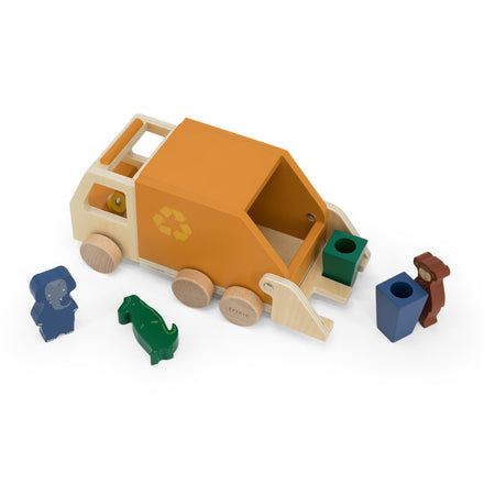 Trixie wooden garbage truck All Animals