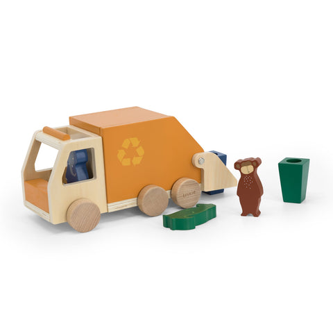 Trixie wooden garbage truck All Animals
