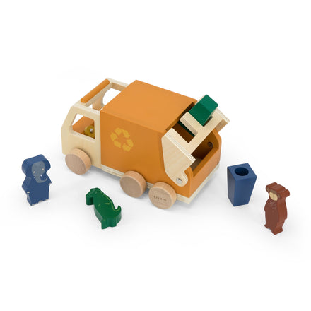 Trixie wooden garbage truck All Animals