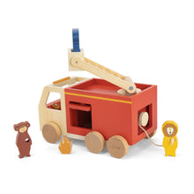 Trixie Wooden Fire Truck All Animals