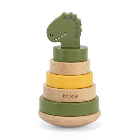 Trixie Wooden Stacking Animal Stack Tower | Mr. Dino