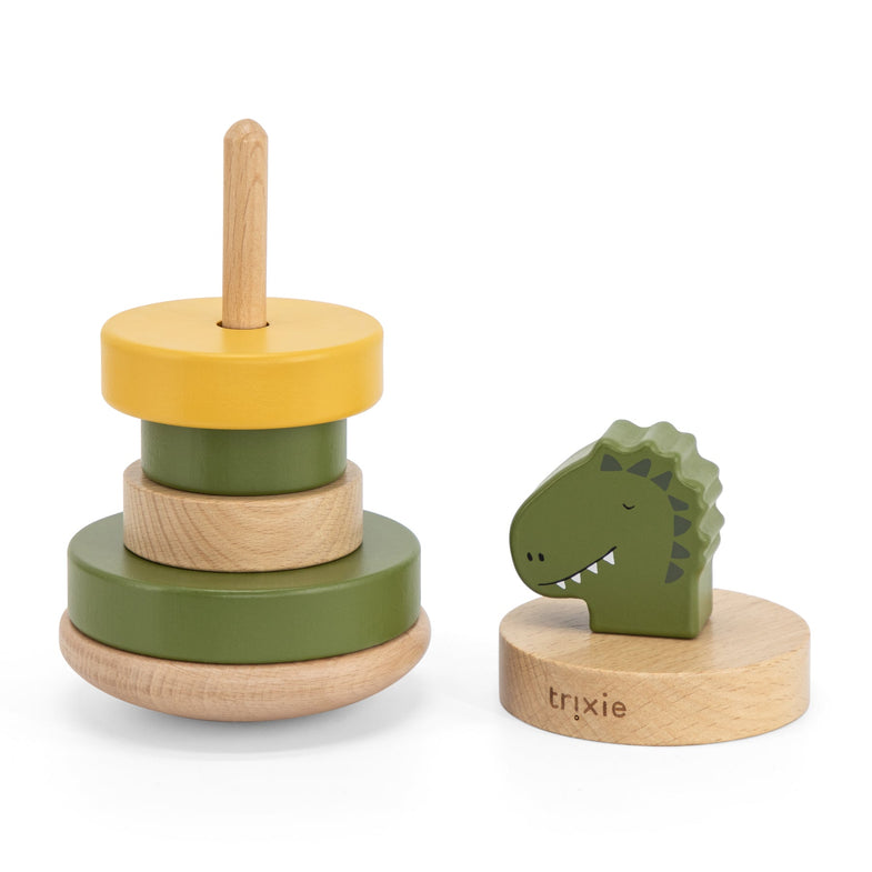 Trixie Wooden Stacking Animal Stack Tower | Mr. Dino