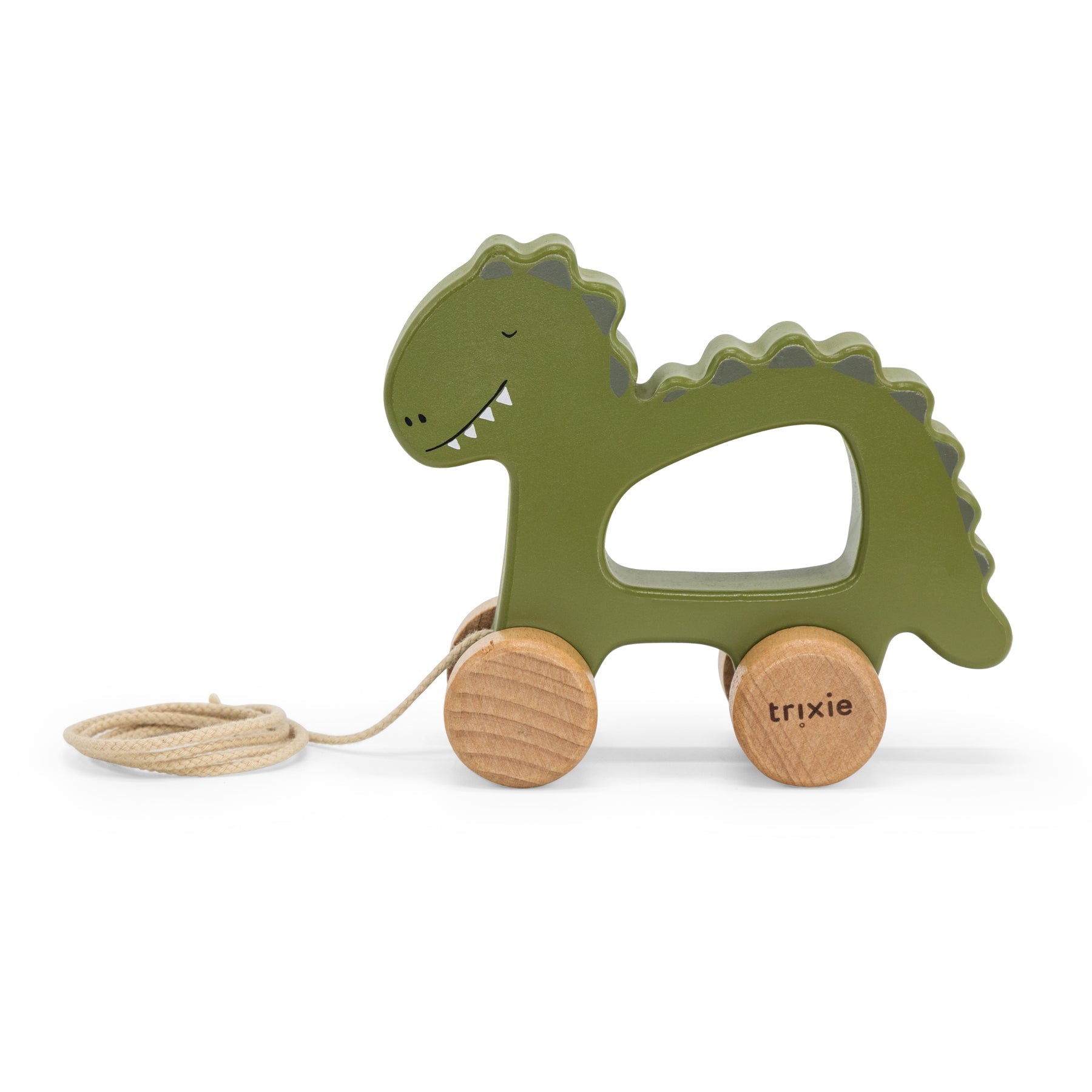 Trixie Wooden Pull Toy Animal | Mr. Dino