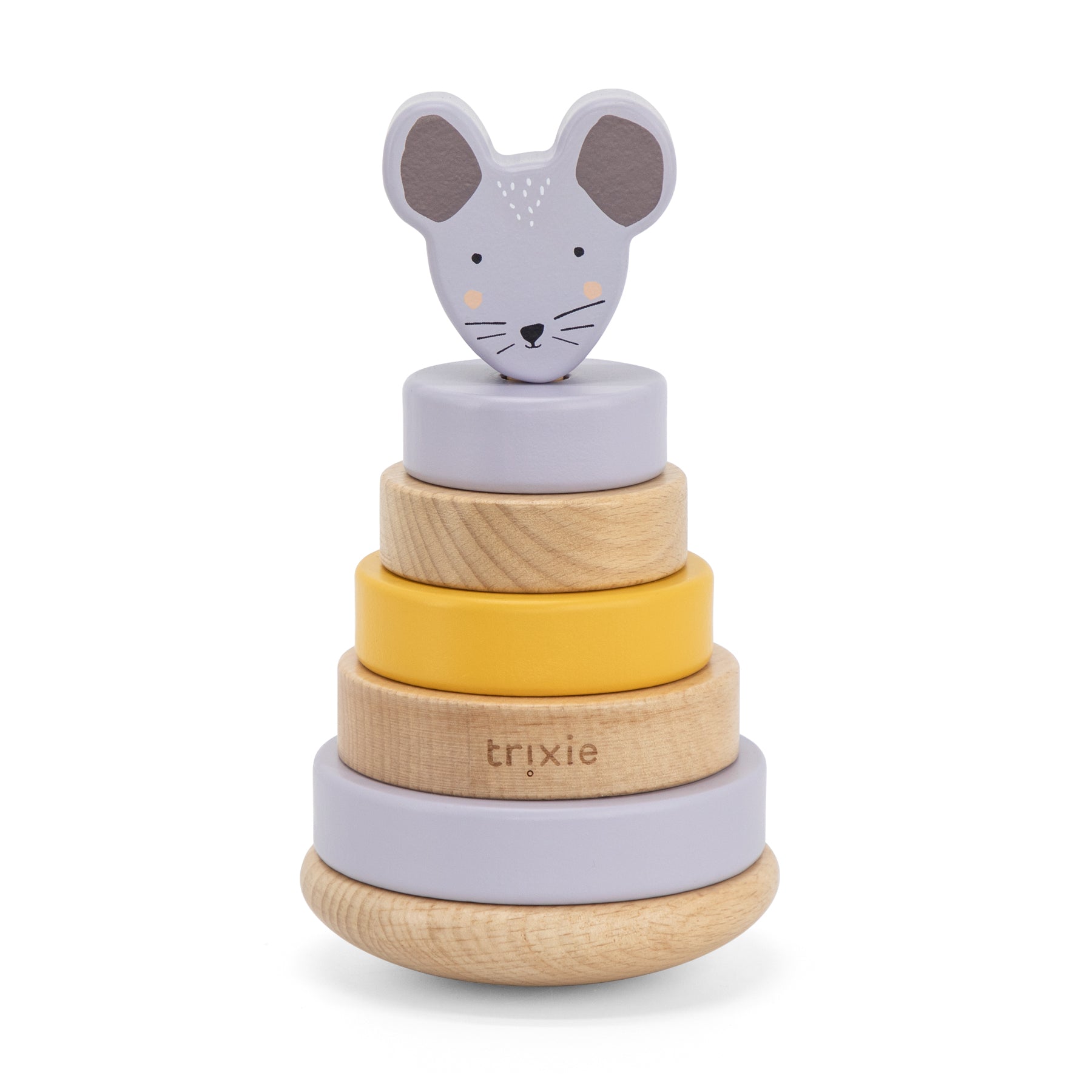 Trixie Wooden Stacking Animal Stack Tower | Mrs. Mouse