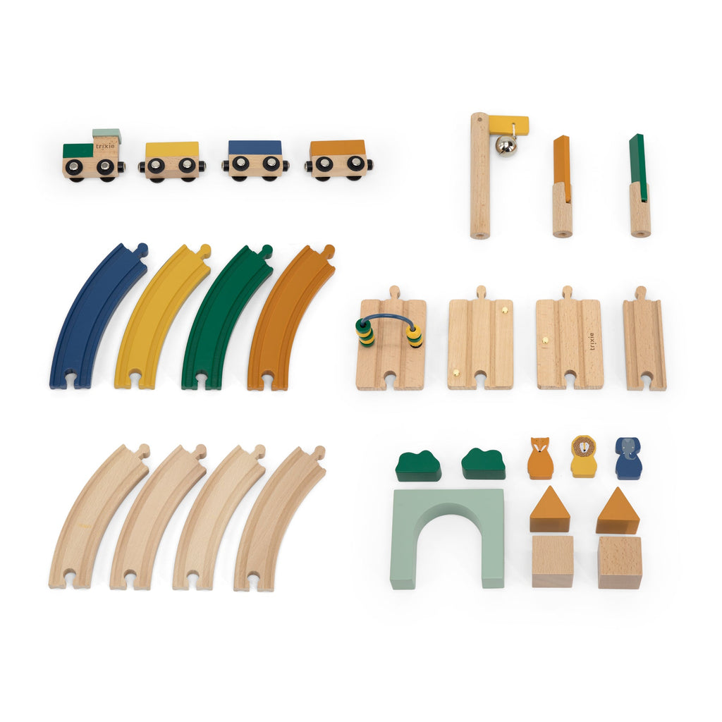 Trixie Wooden Train Set All Animals