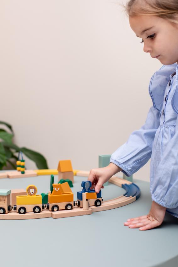 Trixie Wooden Train Set All Animals