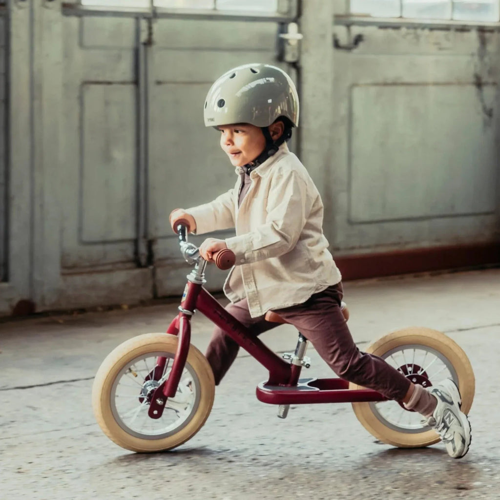 Trybike Steel balance bike | Matt Red