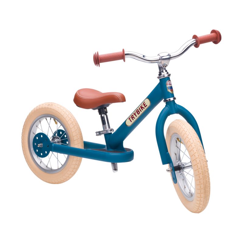 Trybike Steel Balance Bike | Matt Blue