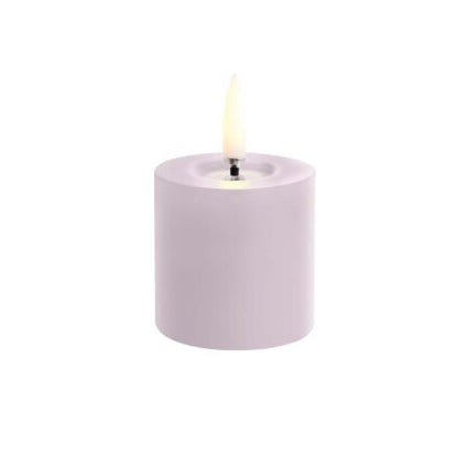 Uyuni LED Candle Pillar Melted Candle 5x4.5 cm | Nordic Light Lavender