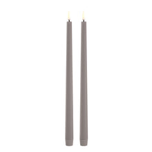 Uyuni LED Candle Slim Taper Candle Dinner Candle 6.8x30 cm | Sandstone