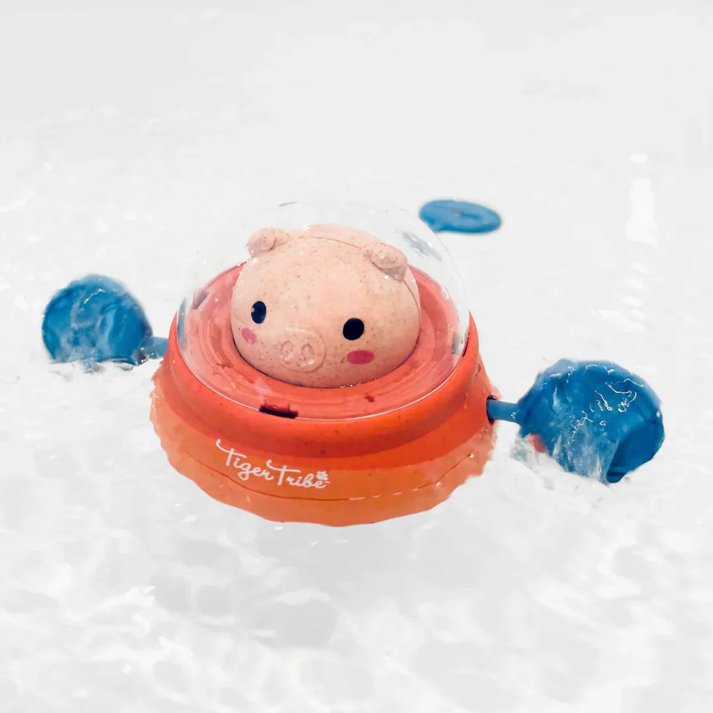 Tiger Tribe Bath Toy Paddle Ship | Space Piggy