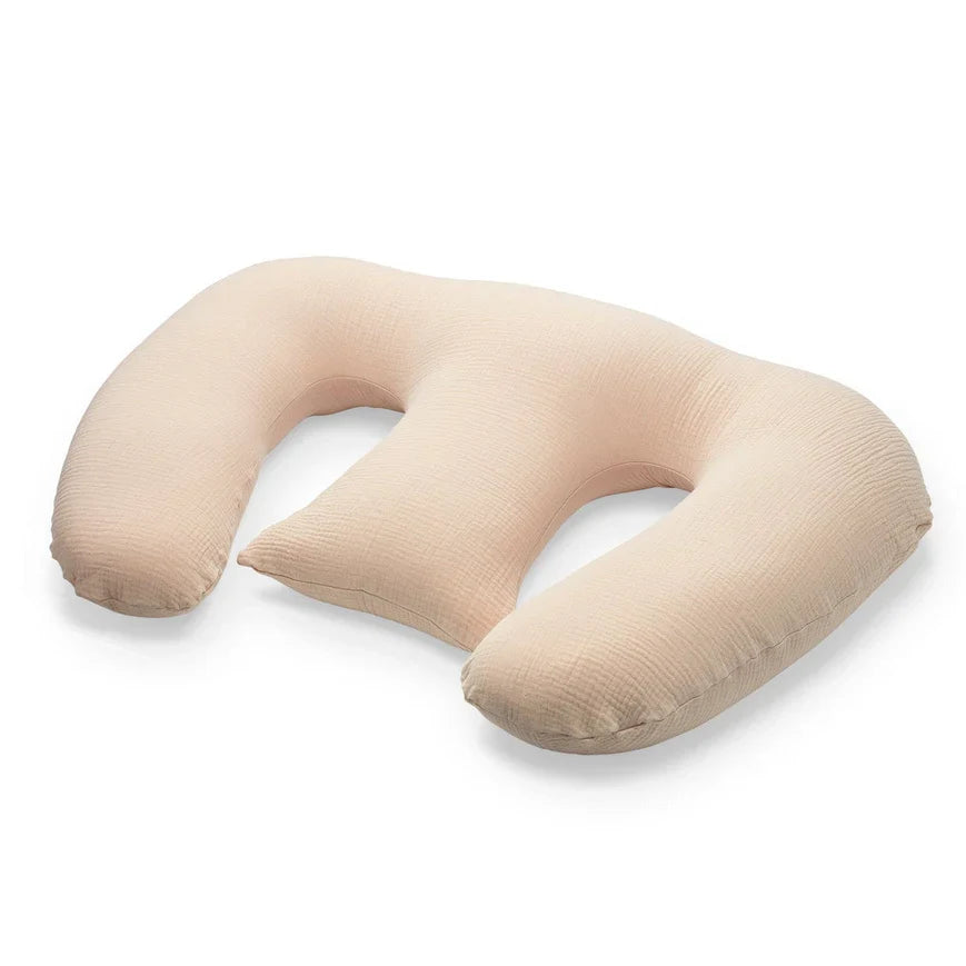 Ilmaha COVER for Nursing Pillow Muslin Twins | Champagne