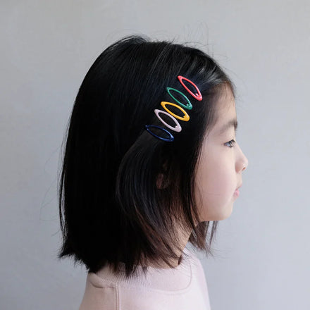 Mimi & Lula Mini Enamel Hair Clips Multi