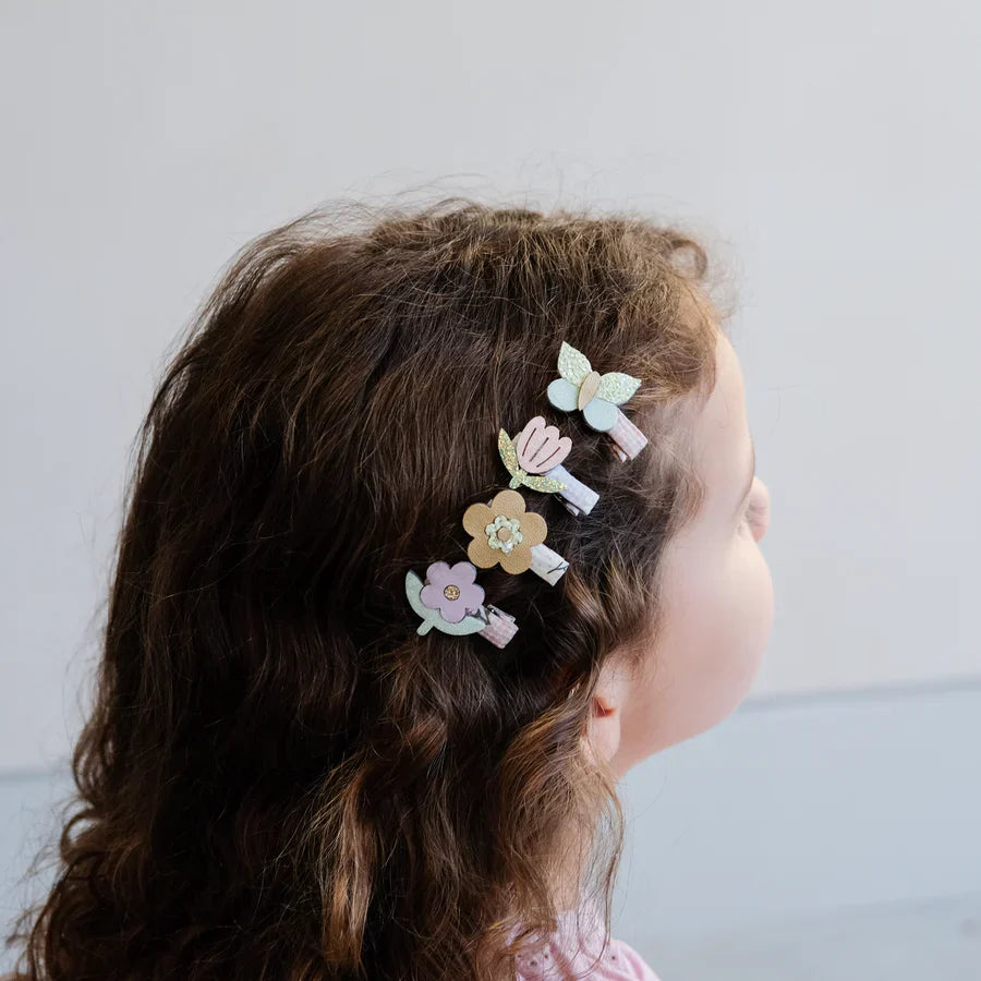 Mimi & Lula Mini Hair Clips Bouquet Pastel