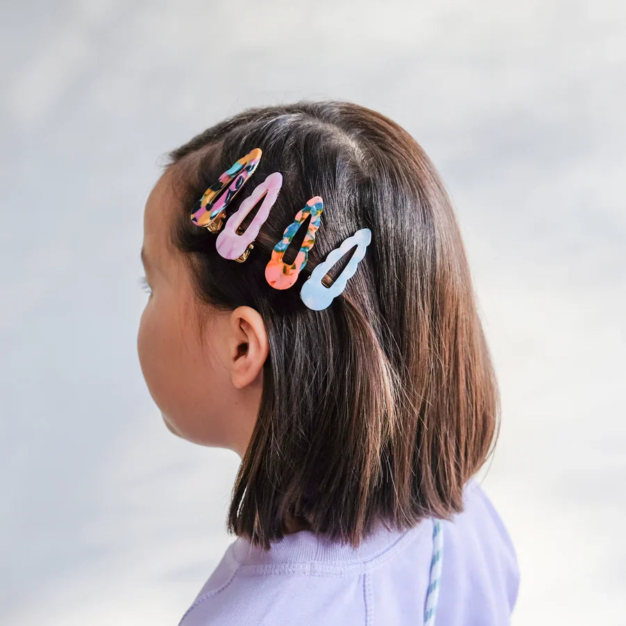 Mimi & Lula Serrated Hair Clips Multi