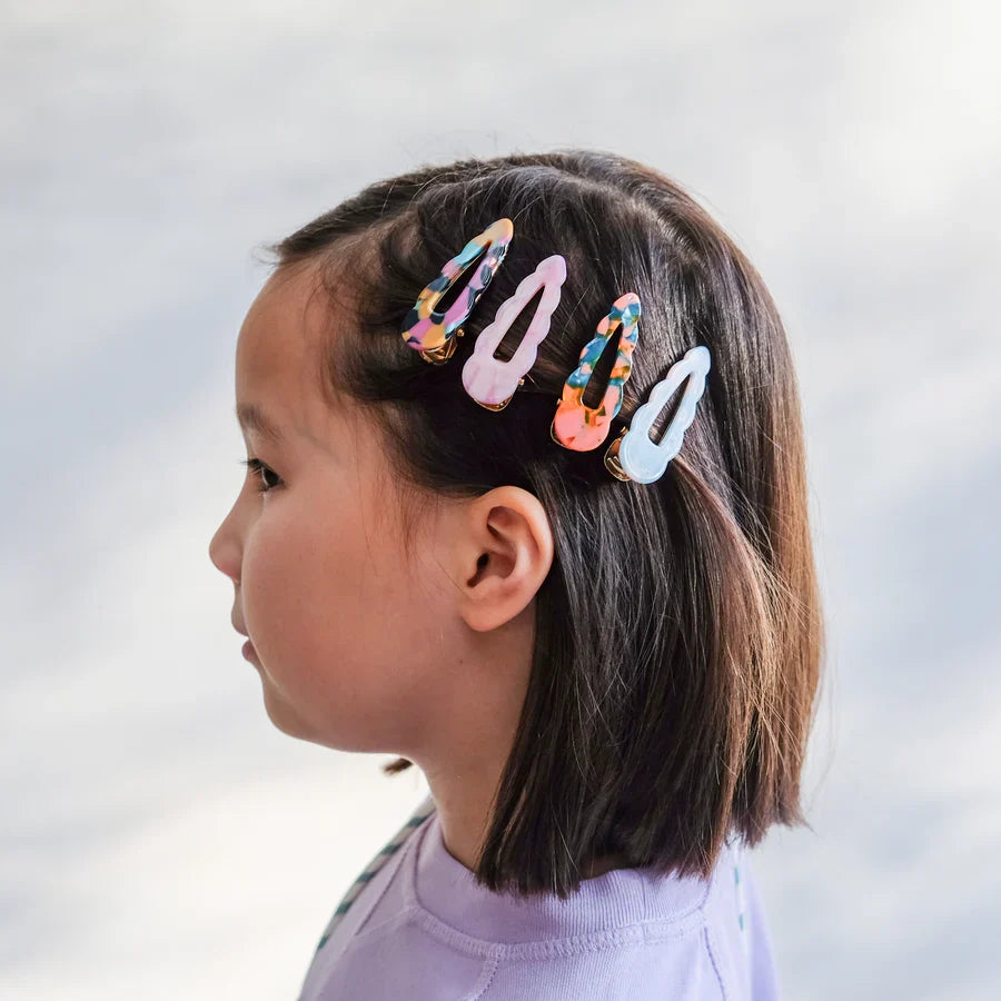 Mimi & Lula Serrated Hair Clips Multi