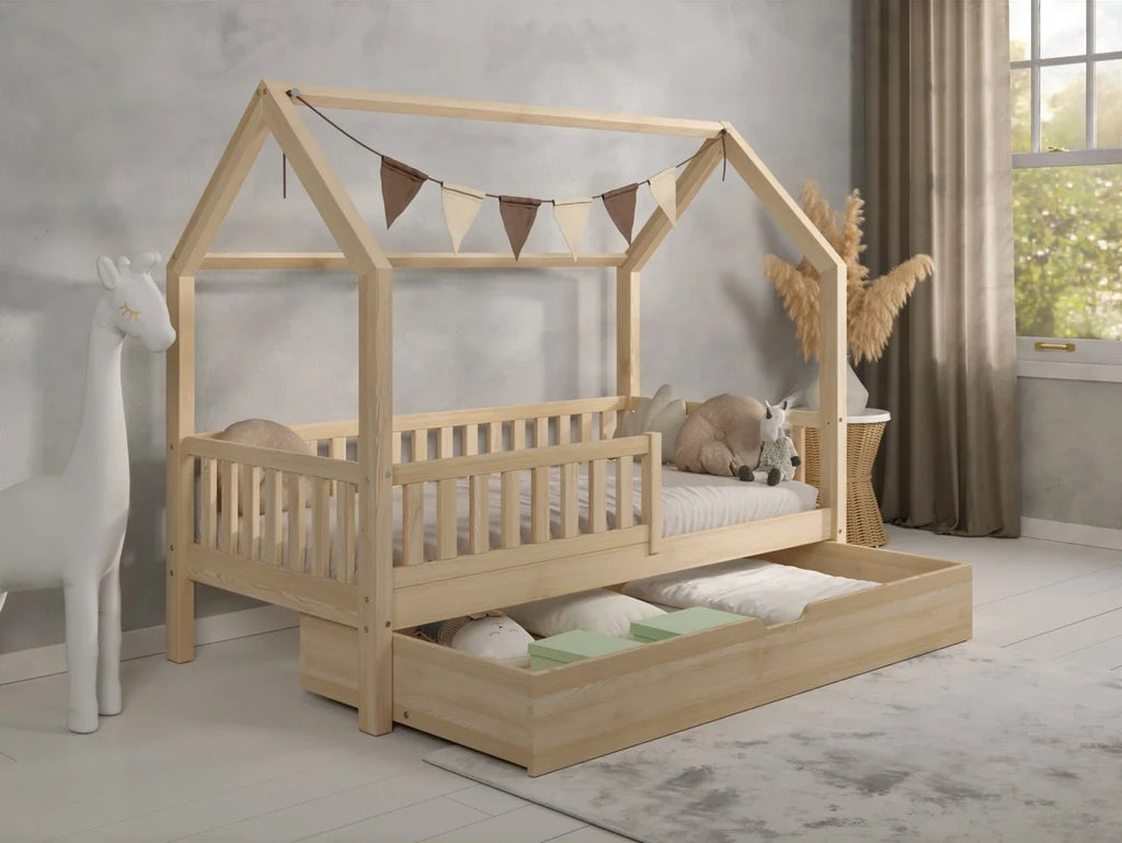 De Gele Flamingo Bed House Stockholm | Single with drawer for mattress 90x200cm