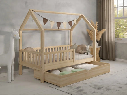 De Gele Flamingo Bed House Stockholm | Single with drawer for mattress 90x200cm