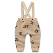 Sproet & Sprout Baby Pants Intarsia Squirrel Print | Nougat