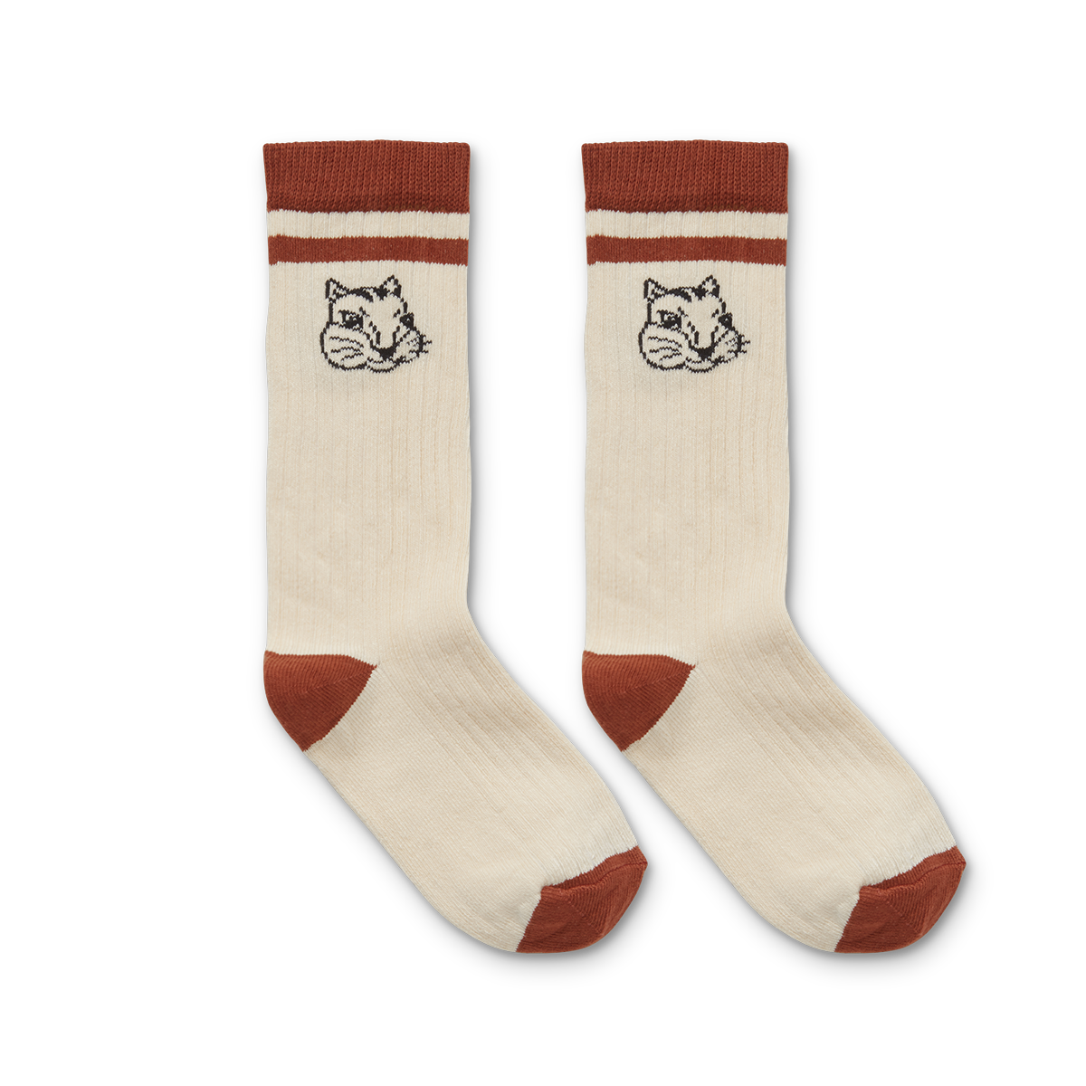 Sproet & Sprout Sports socks squirrel | Barn Red