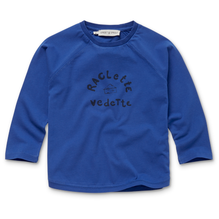 Sproet & Sprout T-shirt Raglan with sleeves | Raclette star Ultra Blue