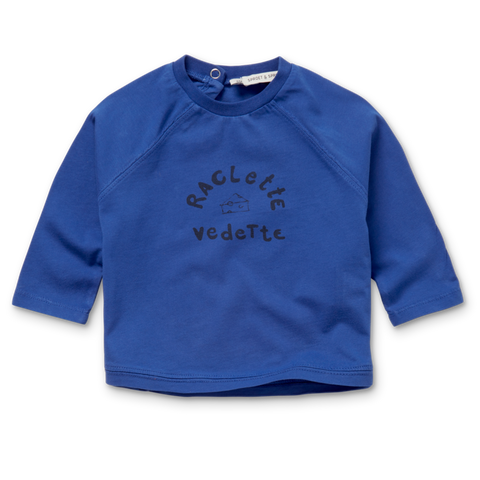 Sproet & Sprout T-shirt Raglan with sleeves | Raclette star Ultra Blue