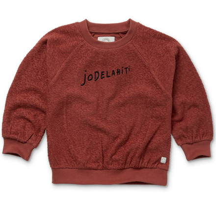 Sproet & Sprout Sweatshirt Raglan | Jodelahiti Barn Red