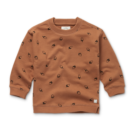 Sproet & Sprout Sweatshirt Loose Acorn Print | Lion