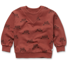 Sproet & Sprout Sweatshirt Rib Neck Marmot Pink | Barn Red