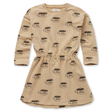 Sproet & Sprout Skater Dress Schoko Print | Nougat