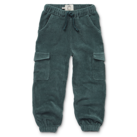 Sproet & Sprout Sweatpants Cargo | Smoke pine