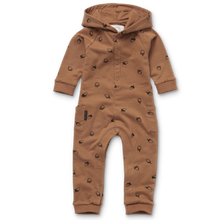 Sproet & Sprout Baby Onesie Hoodie Acorn Print | Lion